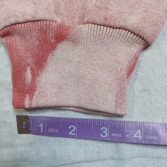 ELEVEN PARIS Cotton Marble Hoodie sz Medium